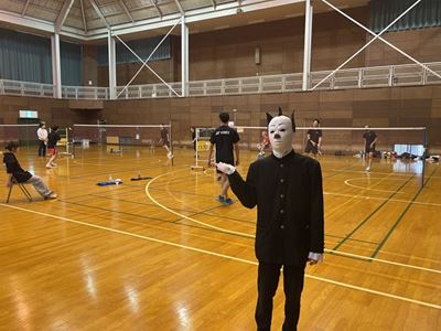 第2回鶯バドミントン大会（2025年10月12日開催）試合風景8｜越谷市バドミントン