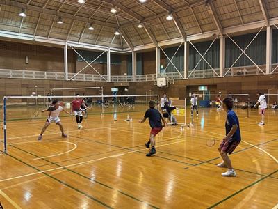 第2回鶯バドミントン大会（2025年10月12日開催）試合風景13｜越谷市バドミントン